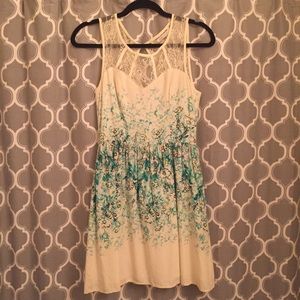 Lauren Conrad White Dress with Flowers